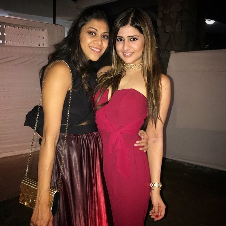 Deepika Ghose (The RCB Girl) with her friend