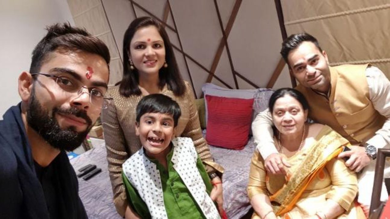 Virat Kohli With Family
