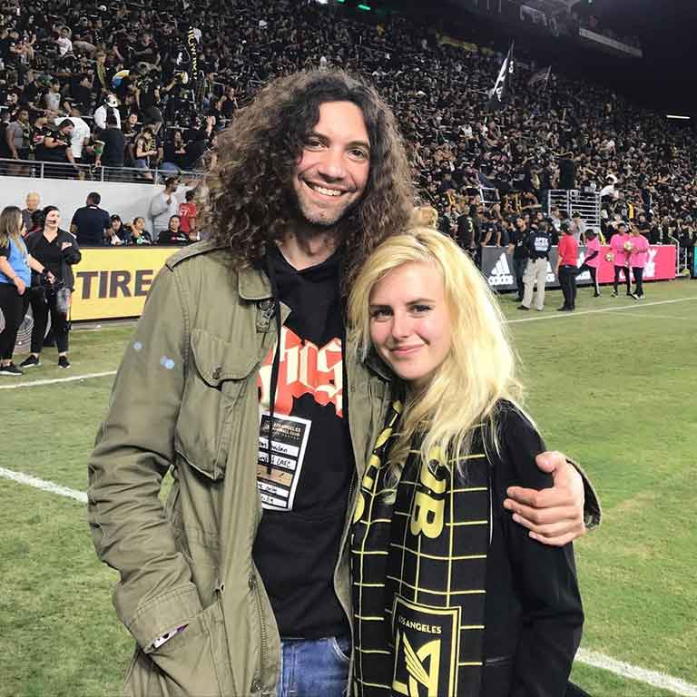 Danny with his Girlfriend
