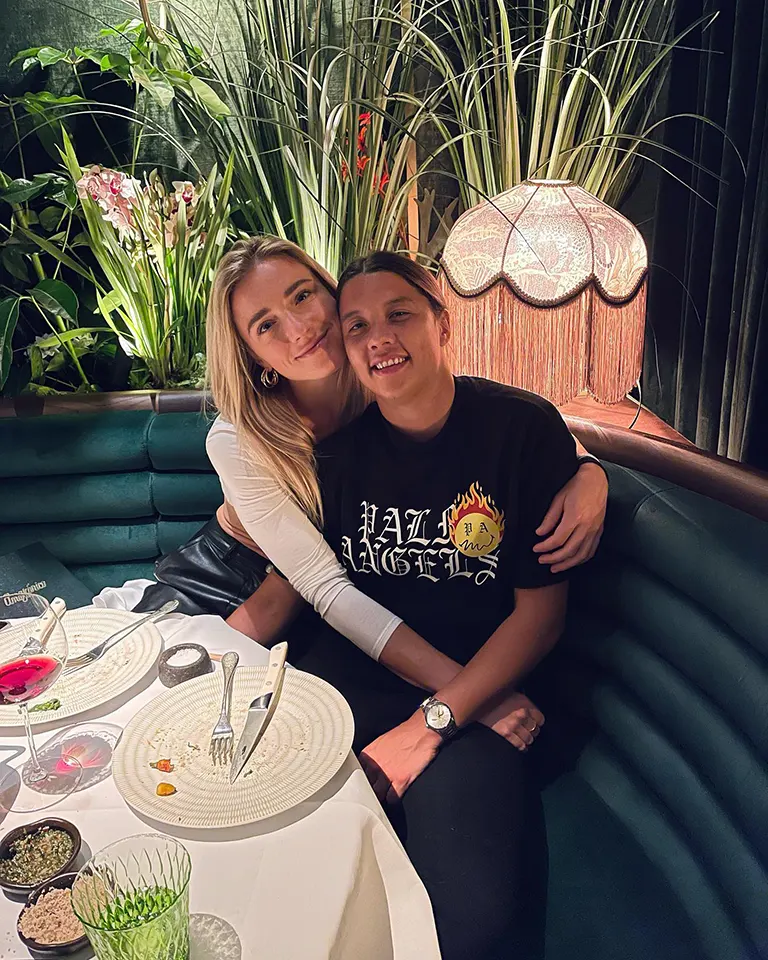 Sam Kerr with her partner